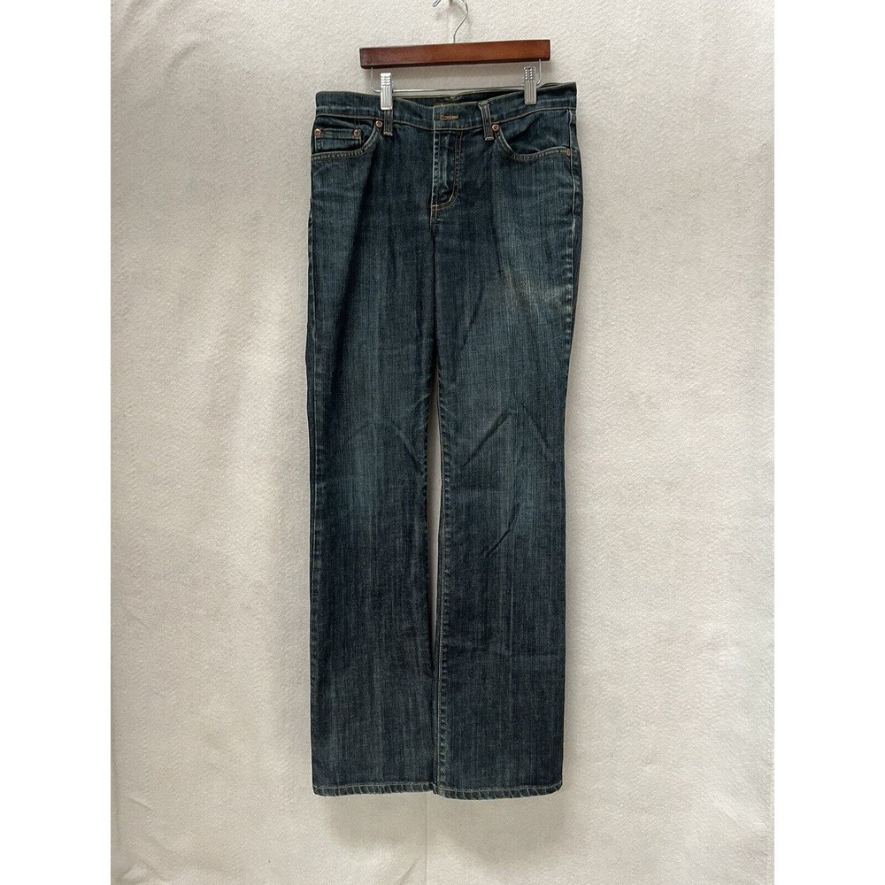 David Kahn Jeans Womens Size 6 Dark Wash Boot Cut Blue Waist 30 Inseam 33